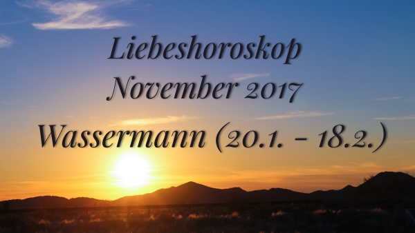 Wassermann // November