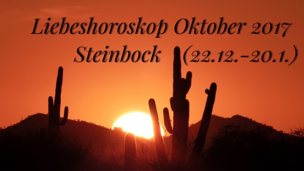Steinbock // Oktober