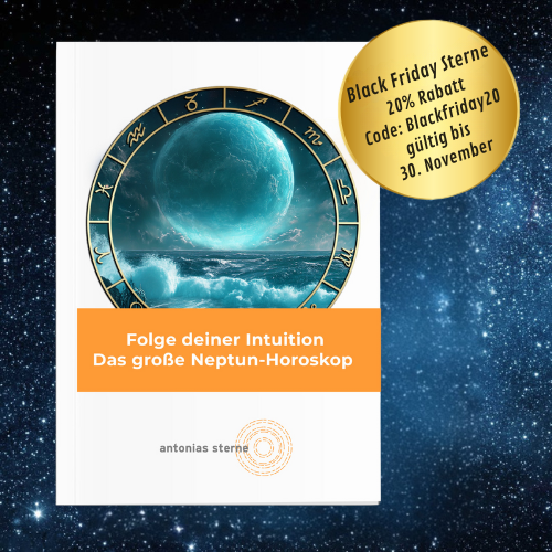 Neptunhoroskop mit 20% Black Friday Rabatt