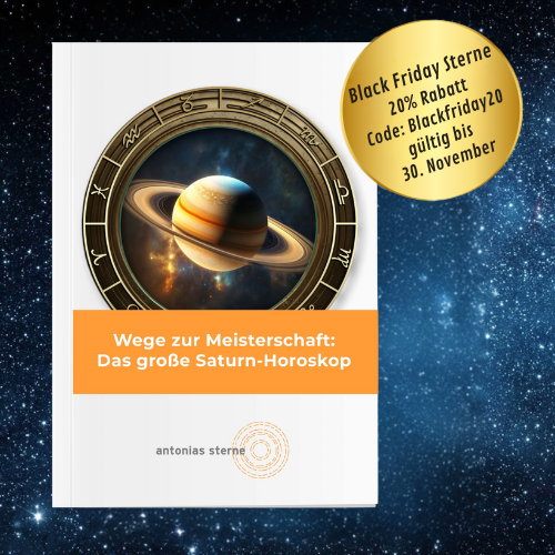Saturn-Horoskop mit 20% Black Friday Rabatt