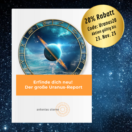 20% Rabatt auf den großen Uranus-Report. Aktion gültig bis 23. Nov. 25