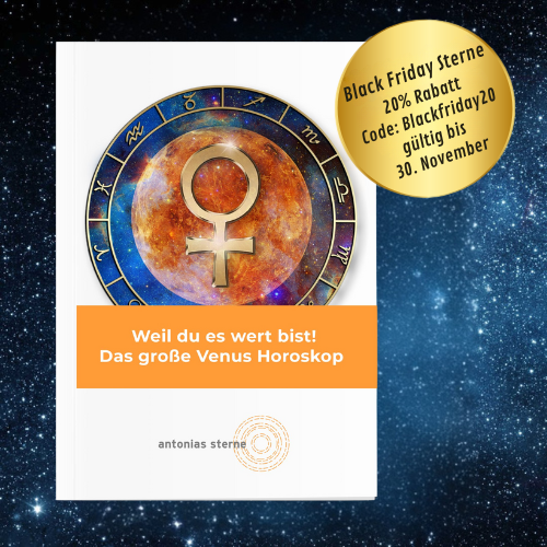 Venushoroskop mit 20% Black Friday Rabatt