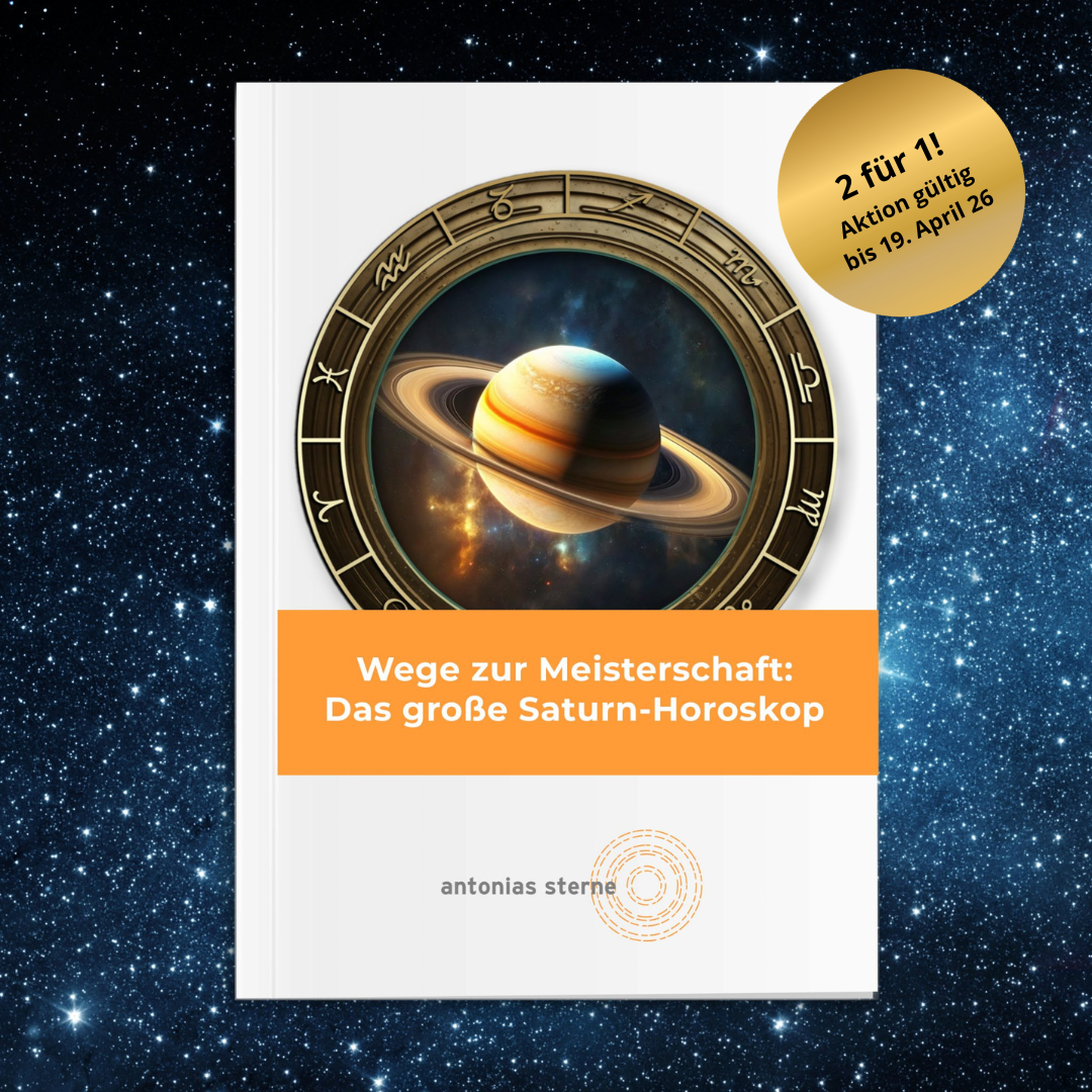 2 für 1 - bestelle ein Saturn-Horoskop, erhalte ein Neptun-Horoskop gratis zusätzlich