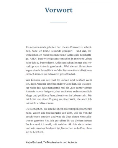 Die Seele der Planeten Vorwort Katja Burkard Die Seele der Planeten Vorwort Katja Burkard