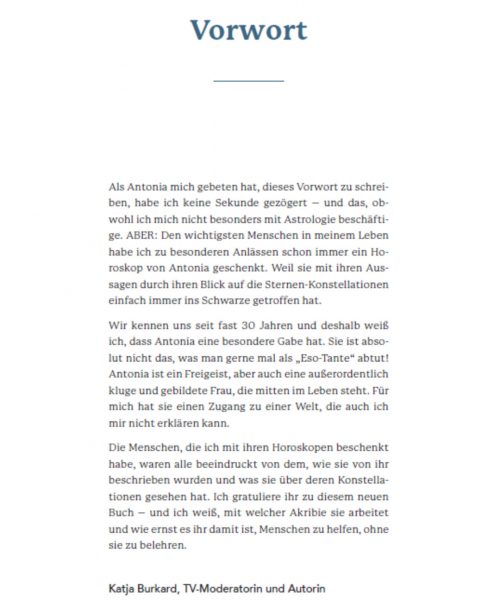 Die Seele der Planeten Vorwort Katja Burkard Die Seele der Planeten Vorwort Katja Burkard